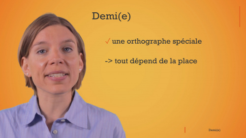 Video Demi of demie? Tout dépend de la place! - Frans 1ste graad A