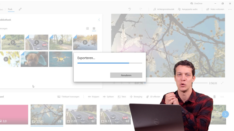 Videobewerking: video exporteren