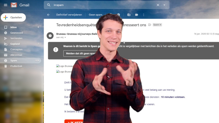 Wees op je hoede voor nepmails
