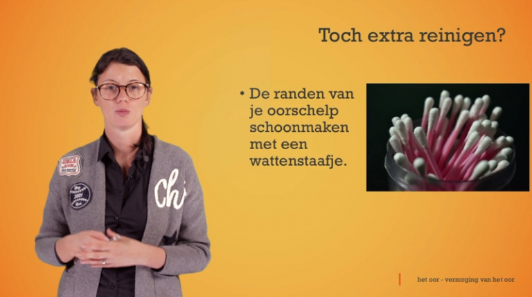 Het oor: reinigen van het oor en de binnenkant van het oor