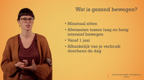 Video Gezond leven: tips voor beweging - Mens & samenleving 1ste graad A