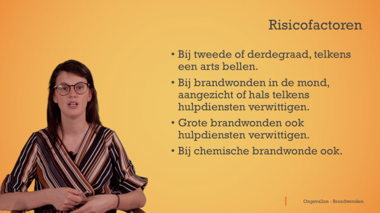 EHBO: risicofactoren brandwonden